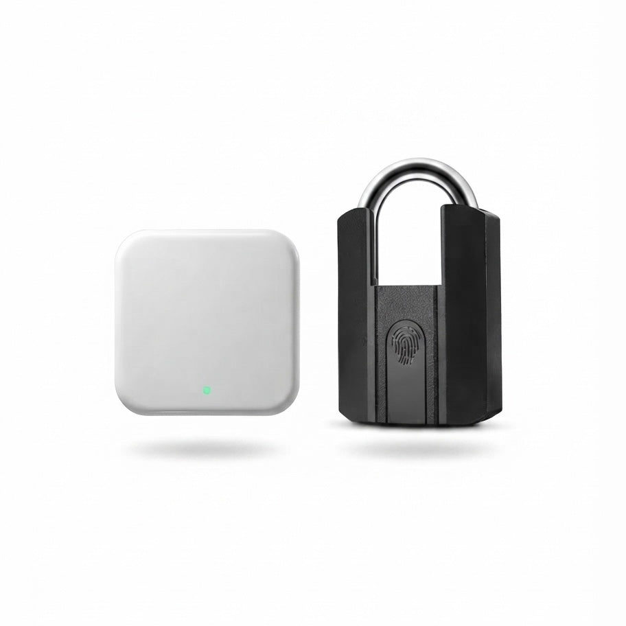 Smart Bluetooth padlock with fingerprint and app control, IP67 waterproof
