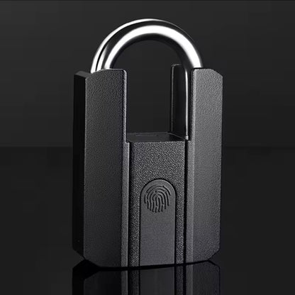 Smart Bluetooth padlock with fingerprint and app control, IP67 waterproof