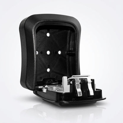 Smart outdoor key safe with weatherproof design, app and password control