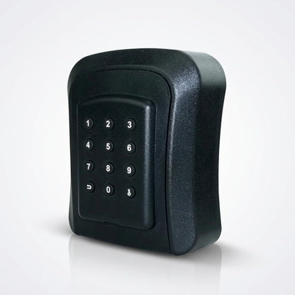 Smart outdoor key safe with weatherproof design, app and password control