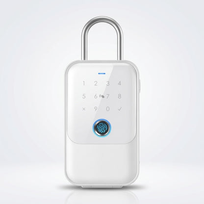 Smart Wi-Fi lockbox with fingerprint, card, app and key access